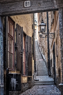 Stockholm Narrow Staircase
