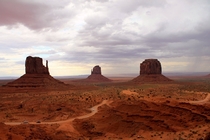 Storm coming in Monument Valley UT 
