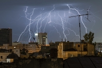 Storm over Bucharest
