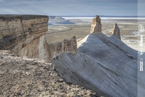Stunning Chalk and Limestone ridges in Eastern Kazakhstan 