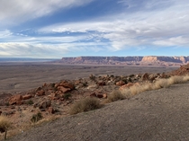 Stunning Landscape in Navajo Nation Arizona Late December  