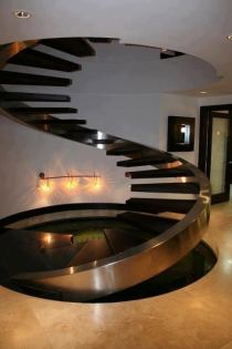 Stunning spiral staircase 
