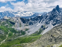 Summer and snow in the French Alps - absolutely breathtaking 