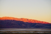 Sunrise at Death Valley National Park California 