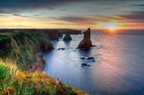 Sunrise at Duncansby Stacks Caithness Scotland 