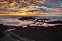 Sunrise at Haleakala National Park HI OC 
