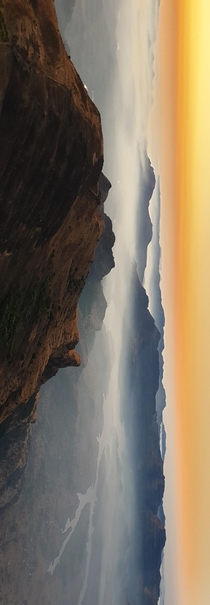 sunrise at Kalsubai peak India 