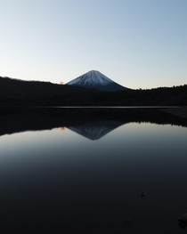 Sunrise at Mount Fuji 