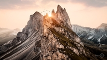 Sunrise at the Dolomites Italy 