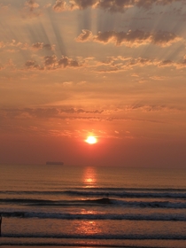 Sunrise at Veracruz Mexico