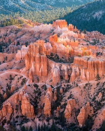 Sunrise from Inspiration Point Bryce Canyon National Park UT 