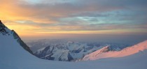 Sunrise from Mount McKinley Pass 