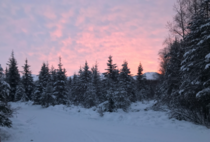 Sunrise in Anchorage Alaska 