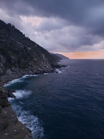 Sunrise in beautiful Cinque Terre x 