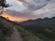 Sunrise in Rocky Mountain National Park 
