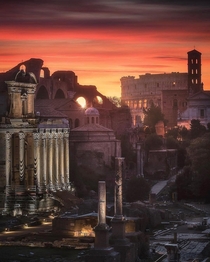 Sunrise in Rome 