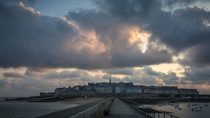 Sunrise in Saint-Malo France 