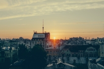 Sunrise in St-Petersburg 