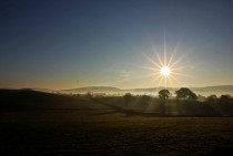 Sunrise in the Yorkshire Dales UK - 