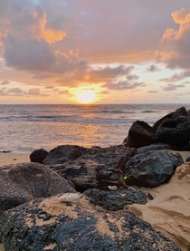 Sunrise in Wailua Kauai 