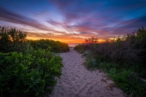 Sunrise on Berrys Beach NSW Australia 