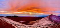 Sunrise on Mauna Kea Hawaii
