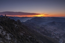 Sunrise over Berga Spain 