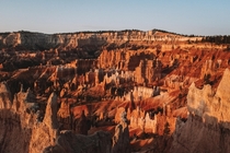 Sunrise over Bryce Canyon National Park Pictures dont do justice to how otherworldly this place is 