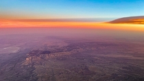 Sunrise over Guadalupe Peak TX 