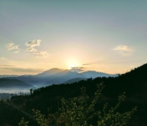 Sunrise over Kathmandu Valley Nepal x OC