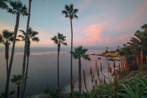 Sunrise over Laguna Beach CA 