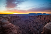Sunrise over Moab Utah 
