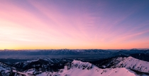 Sunrise over Paradise Valley and the Absarokas Taken from Hyalite Peak  IG photoswithfern 