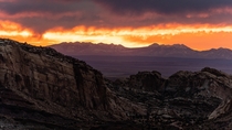 Sunrise over southern Utah 
