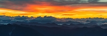 Sunrise over the Coast Mountains near Vancouver British Columbia Squamish Nation 