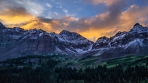 Sunrise over the Maroon Bells CO 