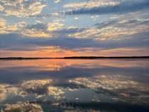 Sunrise over the marsh Sabine River Southwest Louisiana Morning fishing trip 