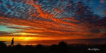 Sunrise over the ocean South Australia  Taken a couple of months ago