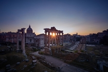 Sunrise over the Roman Forum 