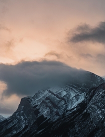 Sunrise peaks - Banff Alberta 