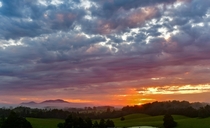 Sunrise Shenandoah Valley of Virginia USA August   OC 