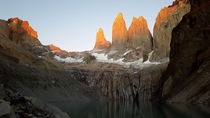 Sunrise Torres del Paine Chile 