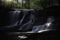 Sunrise Waterfall Toonigh Creek Falls GA USA  x