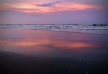 Sunset after a storm Coco Beach FL