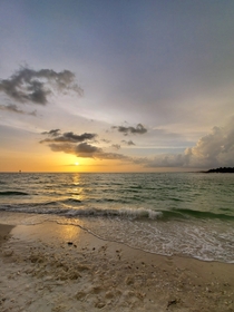 Sunset alone on this FL beach x