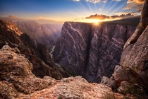 Sunset at Black Canyon of the Gunnison CO  by David Hodge  xpost rSomeoneTookAPicture