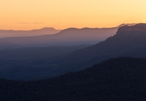 Sunset at Blue Mountains Australia 