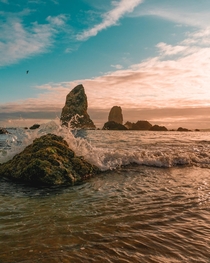 Sunset at Cannon Beach OR 