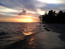 Sunset at Fontainebleau State Park 