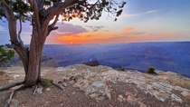 Sunset at Grand Canyon AZ 
